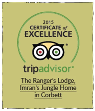 TripAdvisor 2015 Certificate of Excellence